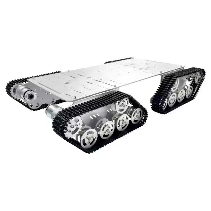 4‑Drive Metal Tracked Smart Robot Chassis