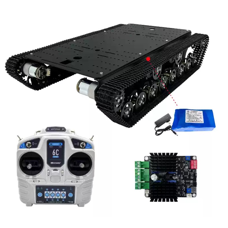 4WD Tracked at Mecanum Wheel Robot Chassis Kit