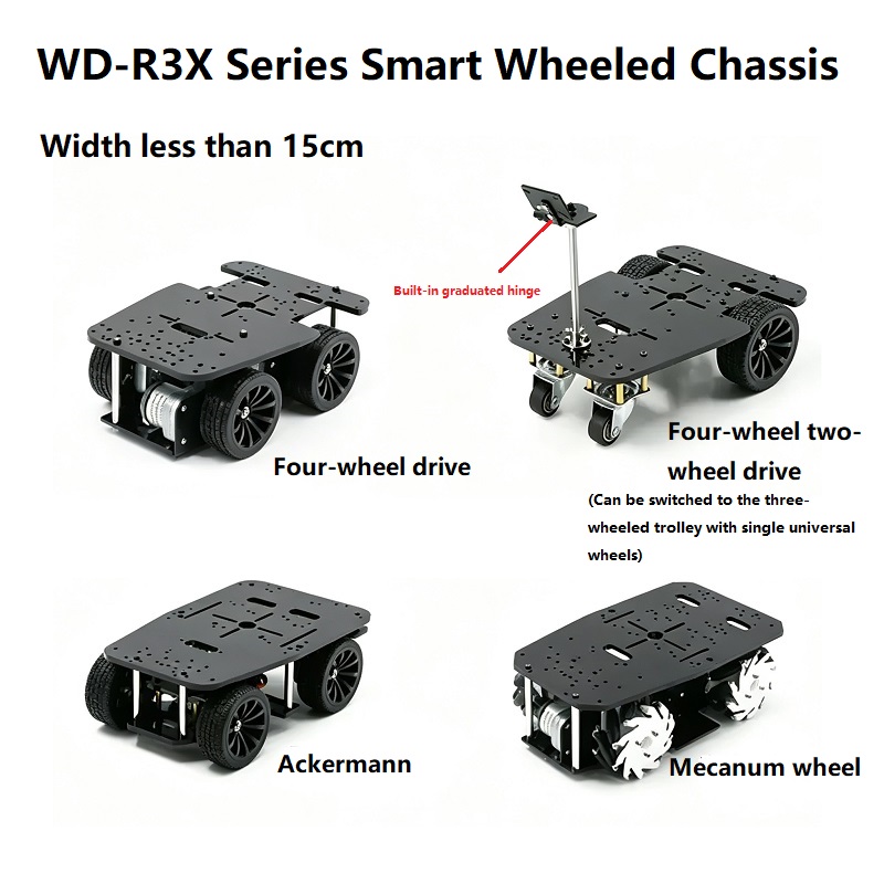 Pang-edukasyon na Wheeled Robot Chassis