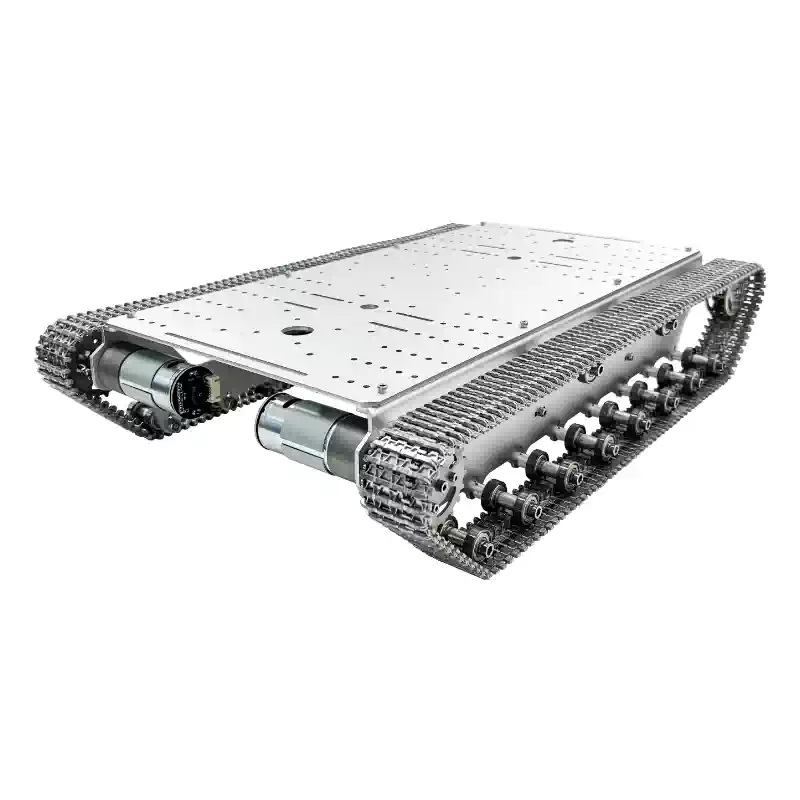 Mabigat na Pagkarga na Sinusubaybayan ng Chassis ROS Open Source Robot