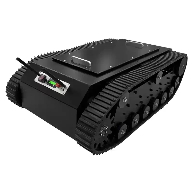 High-Load Rubber Tracked Rescue Robot Chassis