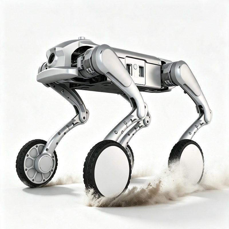May Wheeled Quadruped Robot All-Terrain Inspection Robot Dog